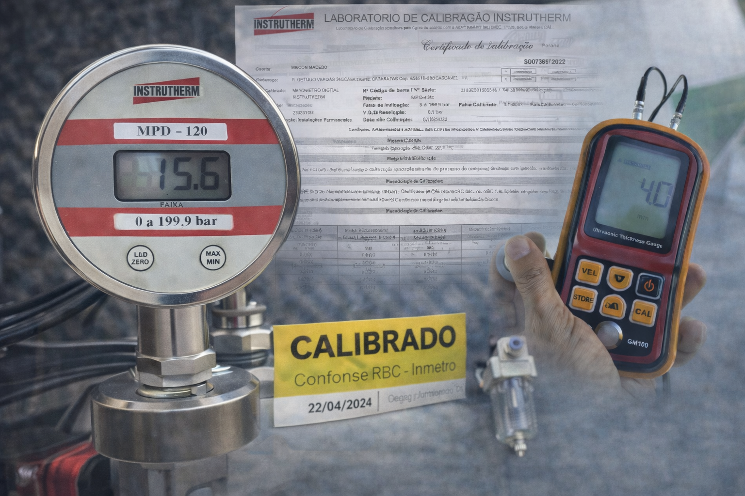Equipamentos calibrados